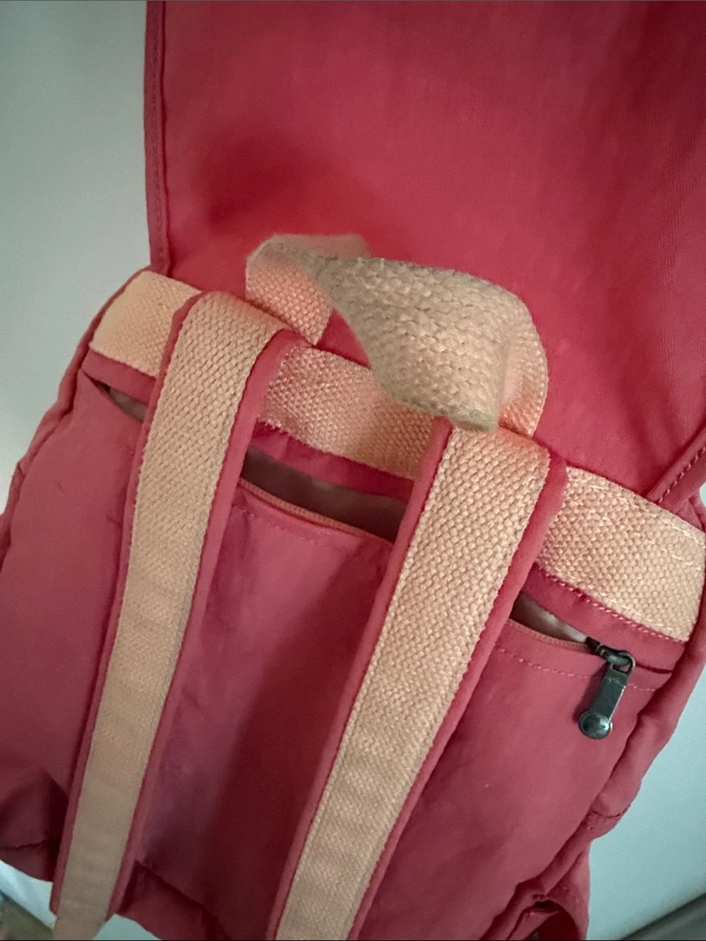 Kipling Everyday Pink Nylon Backpack with Plush Charm